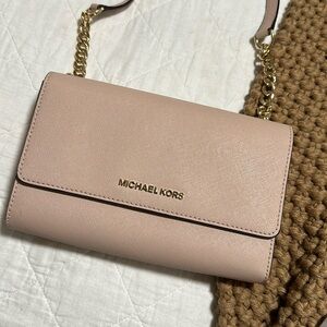 MK very soft pink crossbody.